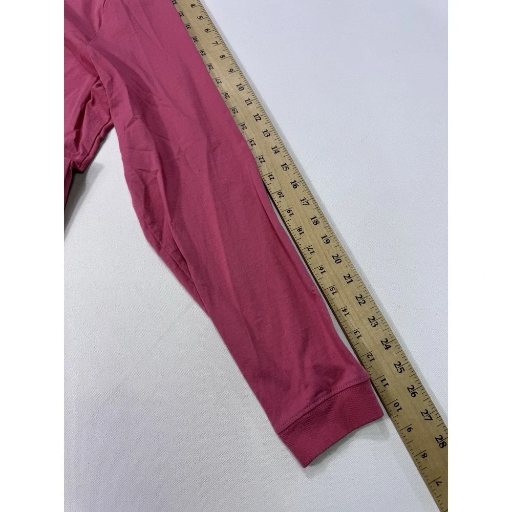 J Crew Heritage Tee Shirt Men's Large Relaxed Fit Pink Long Sleeve Casual Modern